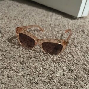 Kate Spade Pink Glitter Cat-Eye Sunglasses
